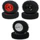 thumbnail image 4 of Tholdsy 2 uds 1/24 llantas de ruedas neumático RC pieza de actualización de plástico resistente al desgaste llantas de ruedas Rc neumático Kits de construcción modelo Negro, 4 of 6