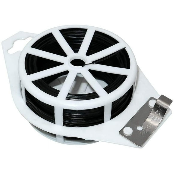 100 meter black garden soft tie rope, plant winding tie support wire and cutter