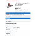 thumbnail image 2 of Front Brake Pad Set - Compatible with 2013 - 2017 Audi S7 2014 2015 2016, 2 of 2