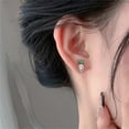 thumbnail image 6 of Wentin Earrings Clearance! Crystal Carrot Earrings Cute Bunny Ear Studs Easter Vibe Earrings Gift Earrings For Women Gift, 6 of 7