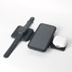 thumbnail image 3 of Estación de carga para varios dispositivos Apple - Base de carga inalámbrica magnética plegable 3 en 1 - Almohadilla de carga de viaje para iPhone 14 13 12 Pro Max Plus Watch y Airpods, color blanco, 3 of 8
