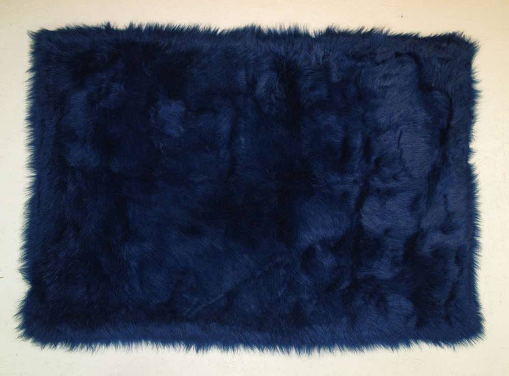 Fun Rugs Flokati Shag Area Rug FLK001 Dark Blue Dark Blue Plush Comfy