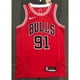 thumbnail image 2 of hot pressed 2022 nba Chicago Bulls No. 91 Rodman red basketball jersey, 2 of 4