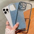 thumbnail image 3 of Funda para iPhone 14 Pro Max JAMW con purpurina azul claro Sencillez, 3 of 5