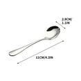 thumbnail image 3 of EGYMEN Stainless Steel Spoon, Elegant Coffee Spoon with Mirror Finish, Durable Dining Spoon for Home Use, Eco-friendly Fruit Fork for Hotel Supplies, 3 of 5