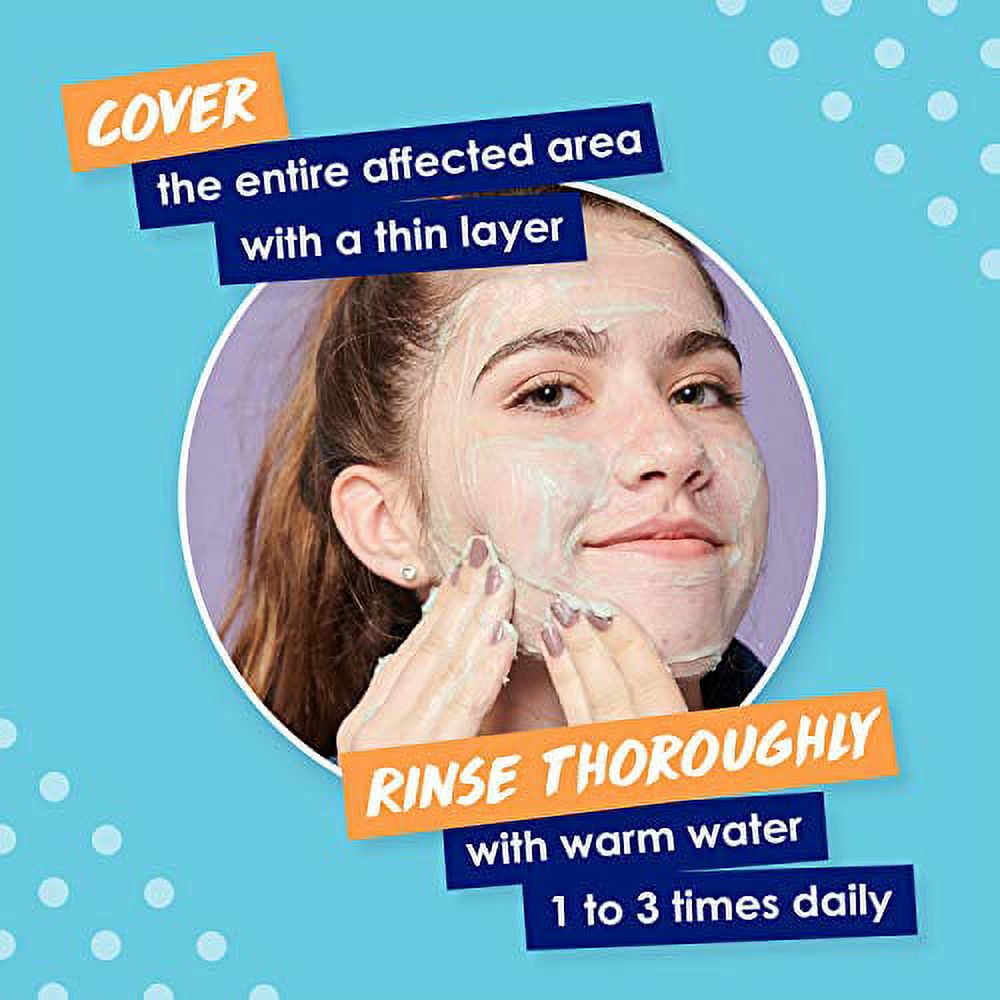 Clearasil Stubborn Acne Control 5in1 Exfoliating Wash 6.78 fl. oz., Reduces Blocked Pores, Pimple S (Pack of 5)