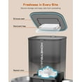 thumbnail image 3 of 3.5L Automatic Cat Feeder for Two Cats with Stainless Steel Bowl, Timed Programmable 1-6 Meals, Dual Power Supply, 3 of 6