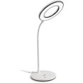 thumbnail image 1 of Miady Led Desk Lamp 6w 48 Leds Table Lighting, 3 Color Temperatures X 4 Brightness Modes, Eye-caring, Dimmable Office Gooseneck Lamp With Adapter, Sen, 1 of 5