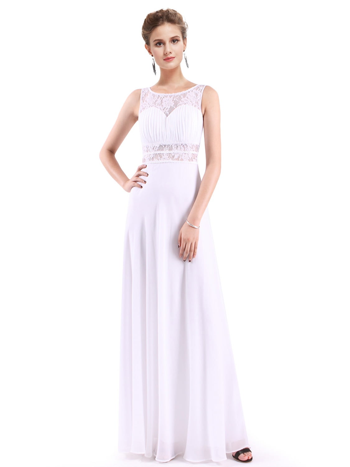 Ever Pretty Sleeveless Evening Gowns  Lace Bridal  Dresses  