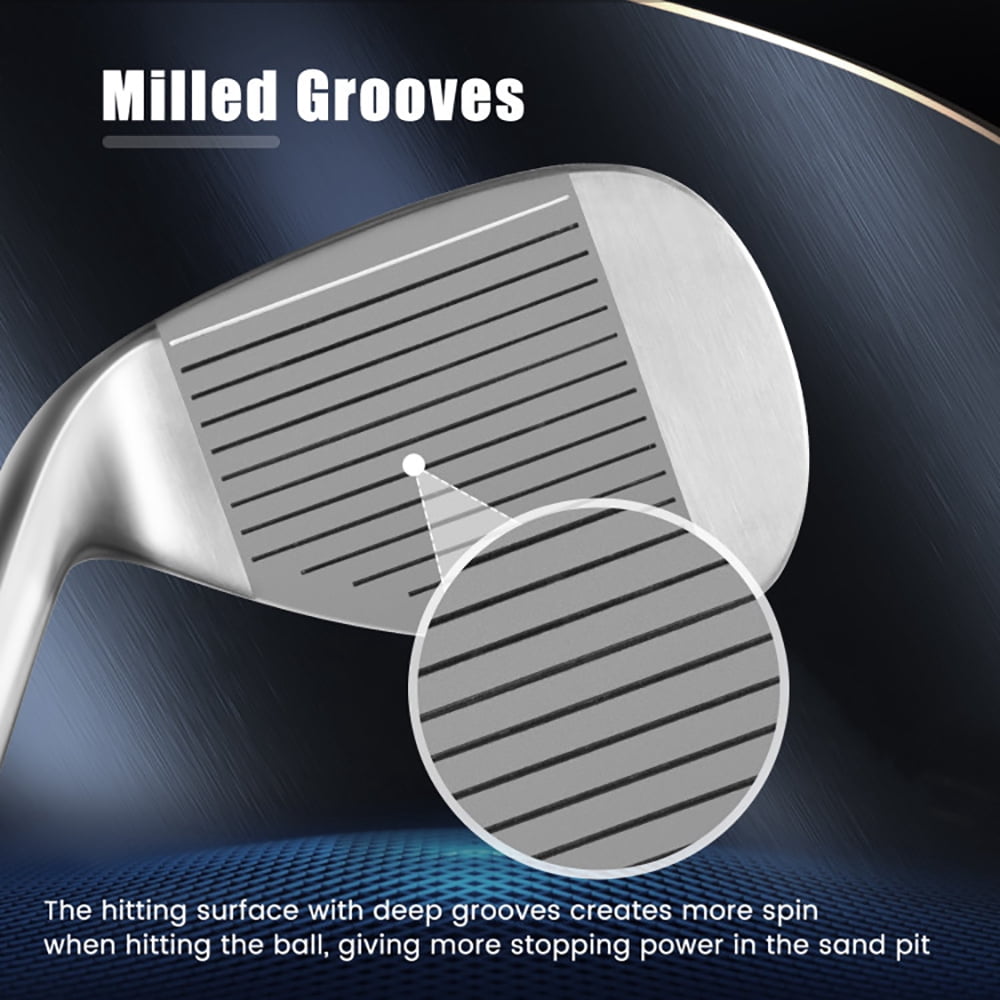 YYAo Golf Sand Wedge 56/60 Degree Gap Lob Wedge with Grooves Right