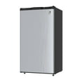 thumbnail image 3 of Arctic Chef 3.2 Cu. ft. Compact Refrigerator with Chiller Compartment, Mini Fridge with Can Dispenser, Stainless Steel, 3 of 5