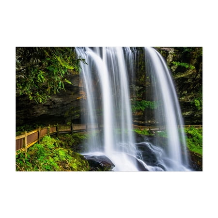 Dry Falls - Highlands North Carolina Photography Unframed Wall Art Print 5 x 7 inches