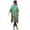 thumbnail image 2 of Sakkas Zeni Women's Short sleeve V-neck Summer Floral Print Caftan Dress Cover-up - 439 - One Size, 2 of 5