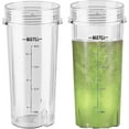 thumbnail image 1 of shiyou-2 Pack 16 OZ Cups for Ninja Blender BL660/ BL660C/ BL620C/ BL780C/ BL770/ QB3001SS, Nutri Ninja Single Serve Replacment Cup Part, 1 of 4