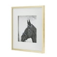 thumbnail image 2 of A&B Home Horse Profile Print Wall Art - Set of 2 - Gold Frame - Black, White Print, 2 of 5