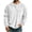 White, variant on Kezqiaxn Sweatshirts for Men Fall Long Sleeve Pullover Athletic Tops Pockets Crewneck Sweatshirt Plus Size Fashion