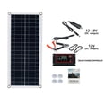 thumbnail image 3 of Panel Solar de 1000W, 12V, célula Solar, controlador de 10A-100A, Kit de placa Solar para teléfono, RV, coche, caravana, casa, Camping, batería al aire libre, 3 of 4