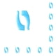 thumbnail image 3 of Minnieouse Tapones de vidrio Retenedor de gafas Anteojos Puntas de templo 1 par Soporte de correa de gafas Antideslizante Azul claro Azul claro 10piezas Minnieouse CBP385581, 3 of 5