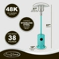 thumbnail image 4 of Aqua Blue 48,000 BTU Propane Patio Heater, 4 of 7