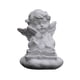 thumbnail image 2 of Figura de ángel hada de resina blanca, escultura de oración, decoración de escritorio, regalos Escribiendo pensando, 2 of 9