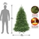 thumbnail image 2 of Árbol de Navidad Abeto Dunhill 6 pies Artificial con 1430 puntas y Soporte Fácil Instalación y Desmontaje National Tree Company DUH-60, 2 of 2