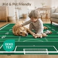 thumbnail image 4 of ODIKA 8'x10' Washable Area Rug Football Sideline Marker Championship Field Layout Footaball for King Size Bedroom Under Bed, Master Suite, Non-Shedding, Easy Care, 4 of 7
