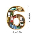 thumbnail image 2 of MesaSe Christmas Pendant Book Storage Rack Party Home Decoration Creative DIY Acrylic With LED Light Hanging Ornament, 2 of 18