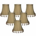 thumbnail image 4 of Royal Designs, Inc. Beaded Bell Clip On Chandelier Shade CS-314B-5GR-6, Gray, 3 x 5 x 4, Pack of 6, 4 of 6