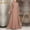 Pink, variant on Njoeus Women's Elegant Long Sleeve Belted Muslim Dress Turtleneck Maxi Dresses Flowy Midi Dress Fall Wnter Party Gown Zipper Back