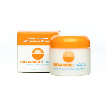 OrangeDaily Vitamin C Dual Action Face Moisturizing Whitening Cream with Lactic Acid, 2 Ounce
