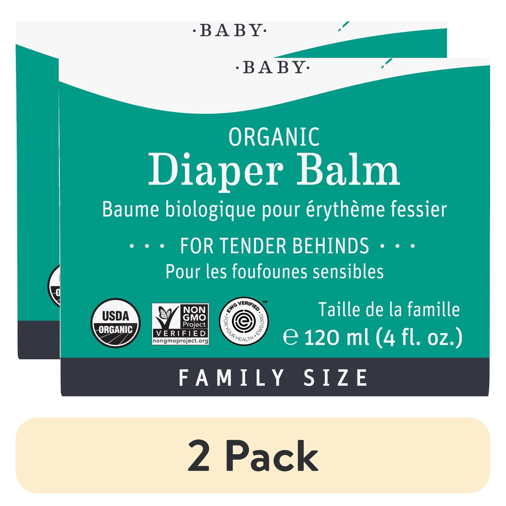 (2 pack) Earth Mama Organic Diaper Balm, 4 fl oz.