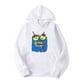 thumbnail image 5 of Ropa de otoño e invierno para hombre Sudadera con capucha de algodón informal de princesa masticadora de roca Sudadera con capucha de Hora de aventuras Regalo divertido de Marceline Moda, 5 of 5
