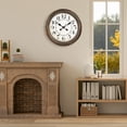 thumbnail image 6 of Geevon Retro Silent 18 Inch Wall Clock Non Ticking, Rustic Vintage Clock Quartz Decorative, Battery Operated for Kitchen/Office/Classroom/Bedroom/Living Room Decor, 6 of 15