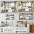 thumbnail image 4 of Designart "Nordic Winter Window Wonder" Scandinavian Wall Art Prints, 4 of 7