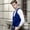 Blue, variant on Daolelai Men's Sequined Suit Vest