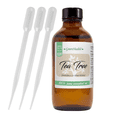 thumbnail image 2 of Tea Tree Essential Oil 4 fl oz – 100% Pure & Natural Therapeutic Grade | GreenHealth + 3 Free Droppers, 2 of 9