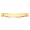 thumbnail image 4 of DewberryDiamonds 14k Yellow Gold 3mm Lightweight Half Round Wedding Band Size 10 (Weight : 2.32 gm, Width : 3 mm), 4 of 5