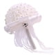 thumbnail image 3 of Ramo de novia para dama de honor, flores artificiales de rosas, flores artificiales para blanco, 3 of 9
