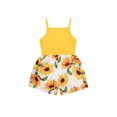 thumbnail image 4 of TheFound Kids' Flower Bodysuit Printed Bodysuit Short Pants for Summer, 4 of 10