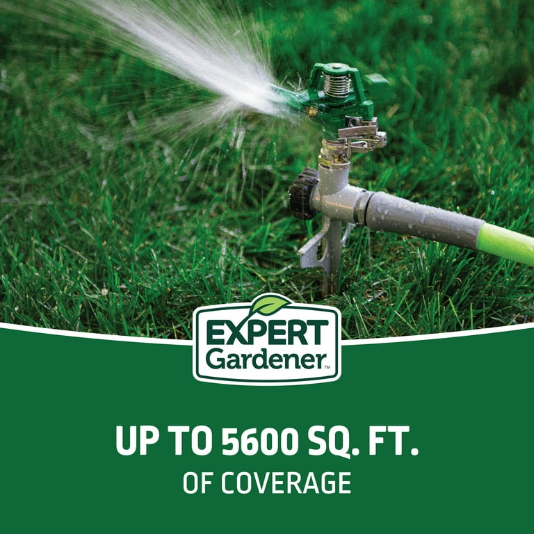 Expert Gardener Pulsating Spike Lawn Sprinkler, 5600 sq ft