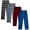 Plaids 2, variant on Quad Seven Boys Pajama Soft Fleece Boys Plaid Pajamas Bottoms PJ Kids Youth Sleepwear 4 Pack