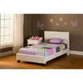 thumbnail image 2 of Hillsdale Furniture Springfield Upholstered Twin Bed, White Faux Leather, 2 of 4