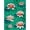 color10, variant on Boho 160-Tile American Mahjong Set, Cute Cartoon Monkey Floral Jungle Colorful Blossoms Large Engraved Acrylic Tiles with Travel Case Dice, Complete Mah Jongg Game for Clubs Family Night