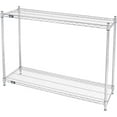 thumbnail image 2 of Nexel 2 Shelf Chrome ESD Wire Shelving Unit Starter 48""W x 14""D x 34""H, 2 of 3