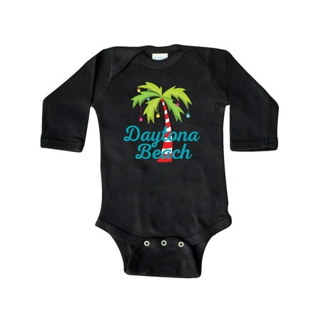 

Inktastic Daytona Beach Florida Christmas Vacation Gift Baby Girl Long Sleeve Bodysuit
