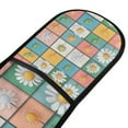 thumbnail image 4 of Yayeee Double Oven Mitt Kitchen Heat Resistant Baking 35" x7" Quilted Glove, Daisy Mosaic, 4 of 6