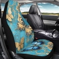 thumbnail image 4 of Jeiento Butterfly Car Seat Covers Front Seats Protector Blue Elastic Front Bucket Seat Covers Automotive Accessories Interior Decoration for SUV Van Truck Sedan, 4 of 6