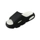thumbnail image 5 of Sandalias de ducha para hombre con punta abierta, transpirables, informales, para uso diario Negro 39 4, 5 of 9