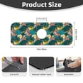 thumbnail image 2 of Logiee Hawaiian Style Print Kitchen Sink Splash Guard Faucet Mat for Splash Guard Behind Faucet Drip Catcher for Kitchen,Bathroom,Sink Mat,Dish Drying Mat,Bathroom-15" X 5.5", 2 of 7