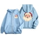 thumbnail image 5 of WILLBEST Sudadera Larga para Mujer, con Estampado Navideño, Cremallera, Manga Larga, Bolsillo y Cordón Ajustable Mediana, 5 of 8
